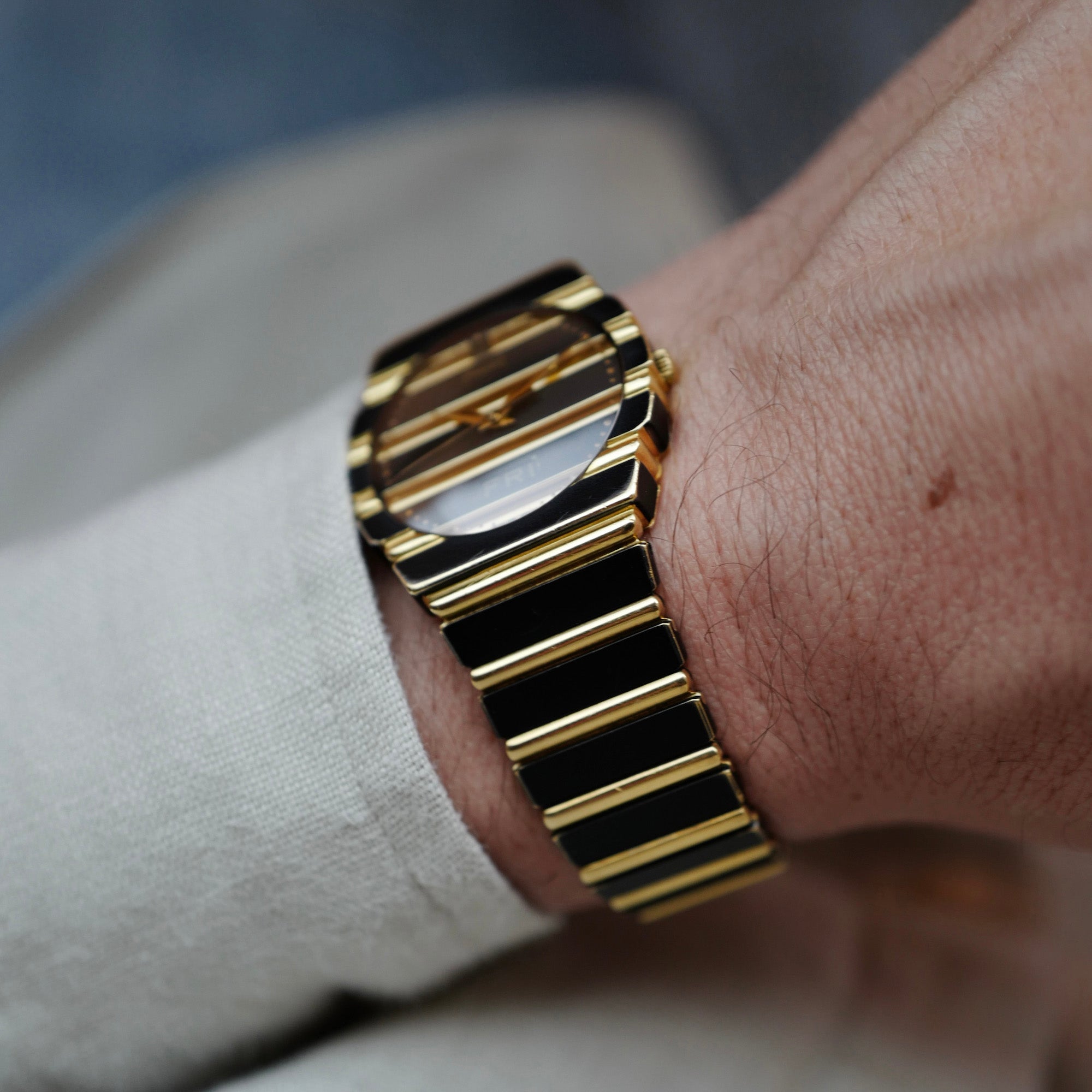 Piaget Yellow Gold and DLC Polo Watch Ref. 15562C701