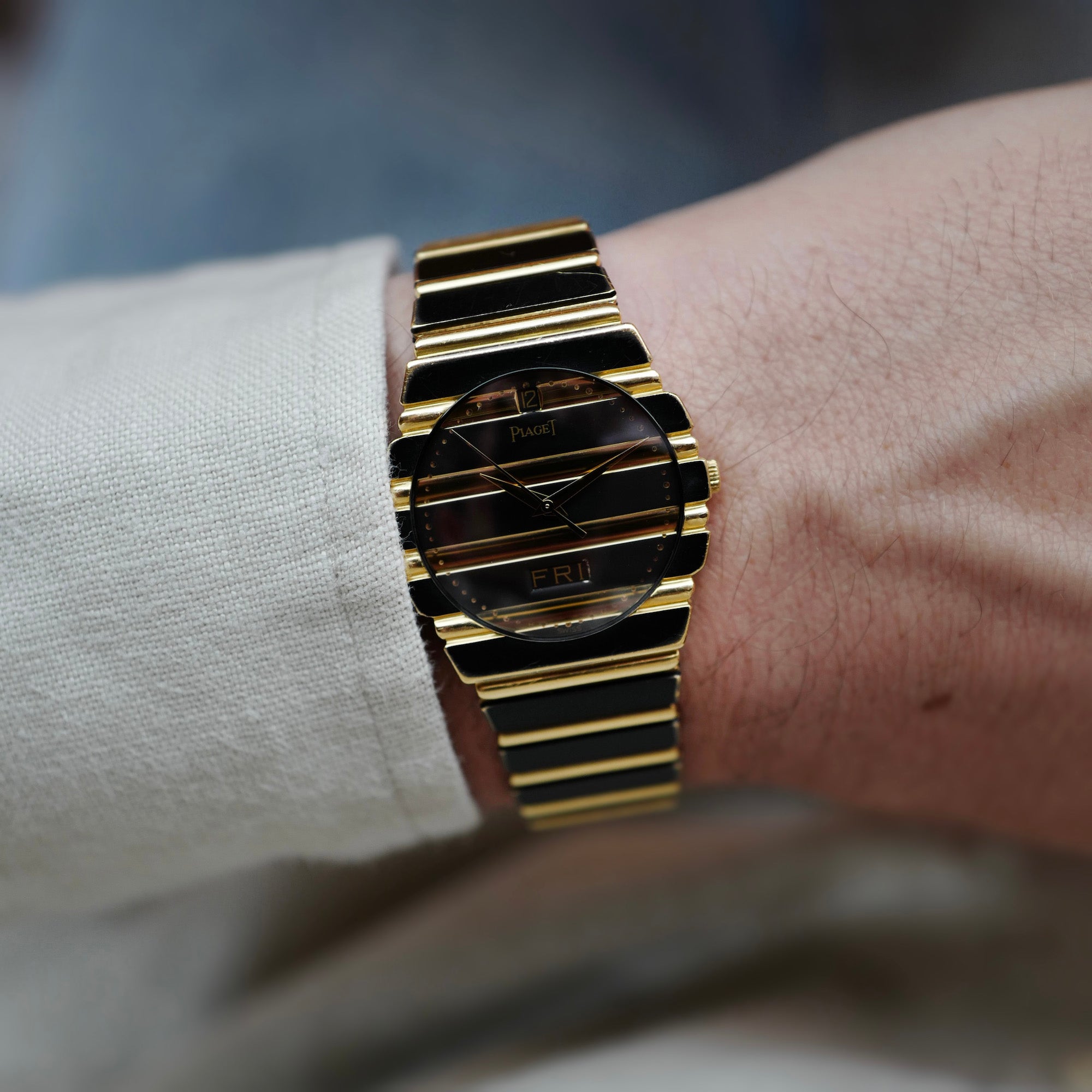 Piaget Yellow Gold and DLC Polo Watch Ref. 15562C701