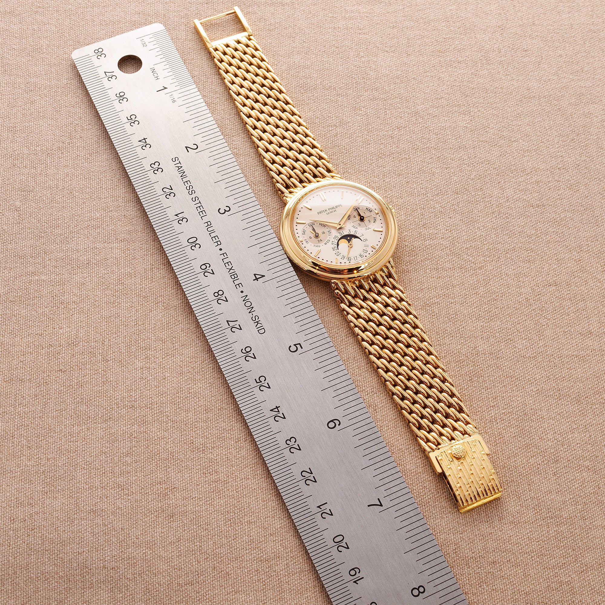 Patek Philippe Yellow Gold Perpetual Calendar Watch Ref. 3945