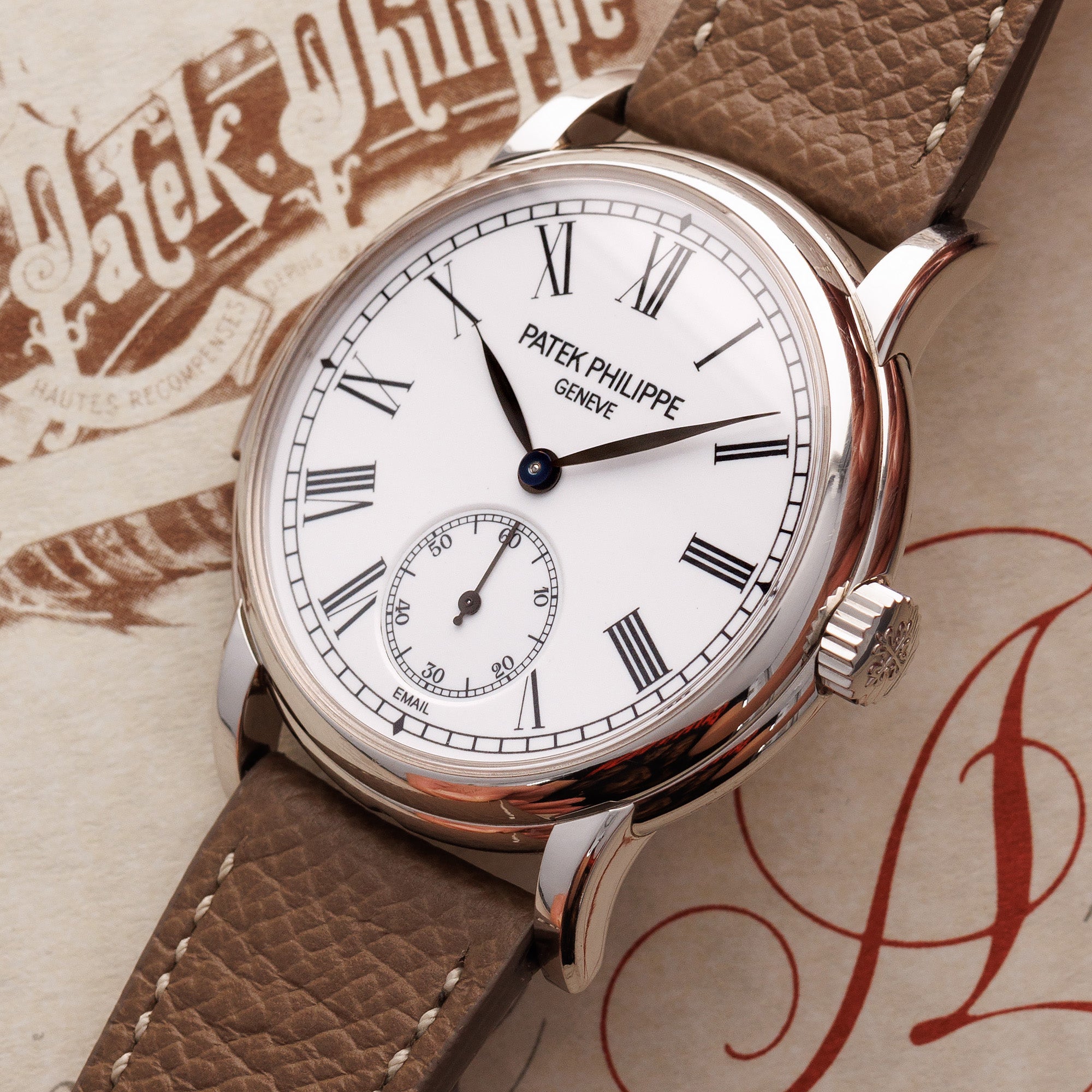 Patek Philippe Platinum Minute Repeater Watch Ref. 5078