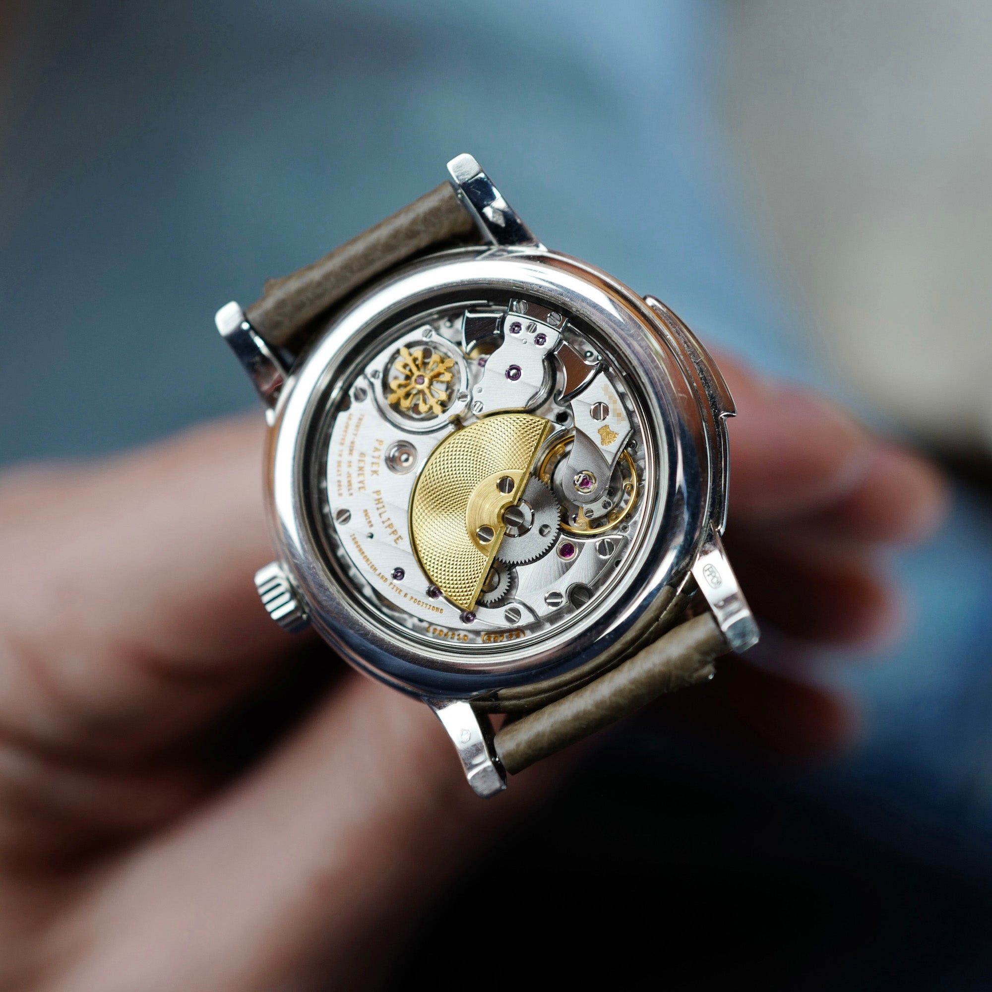 Patek Philippe Platinum Minute Repeater Watch Ref. 5078
