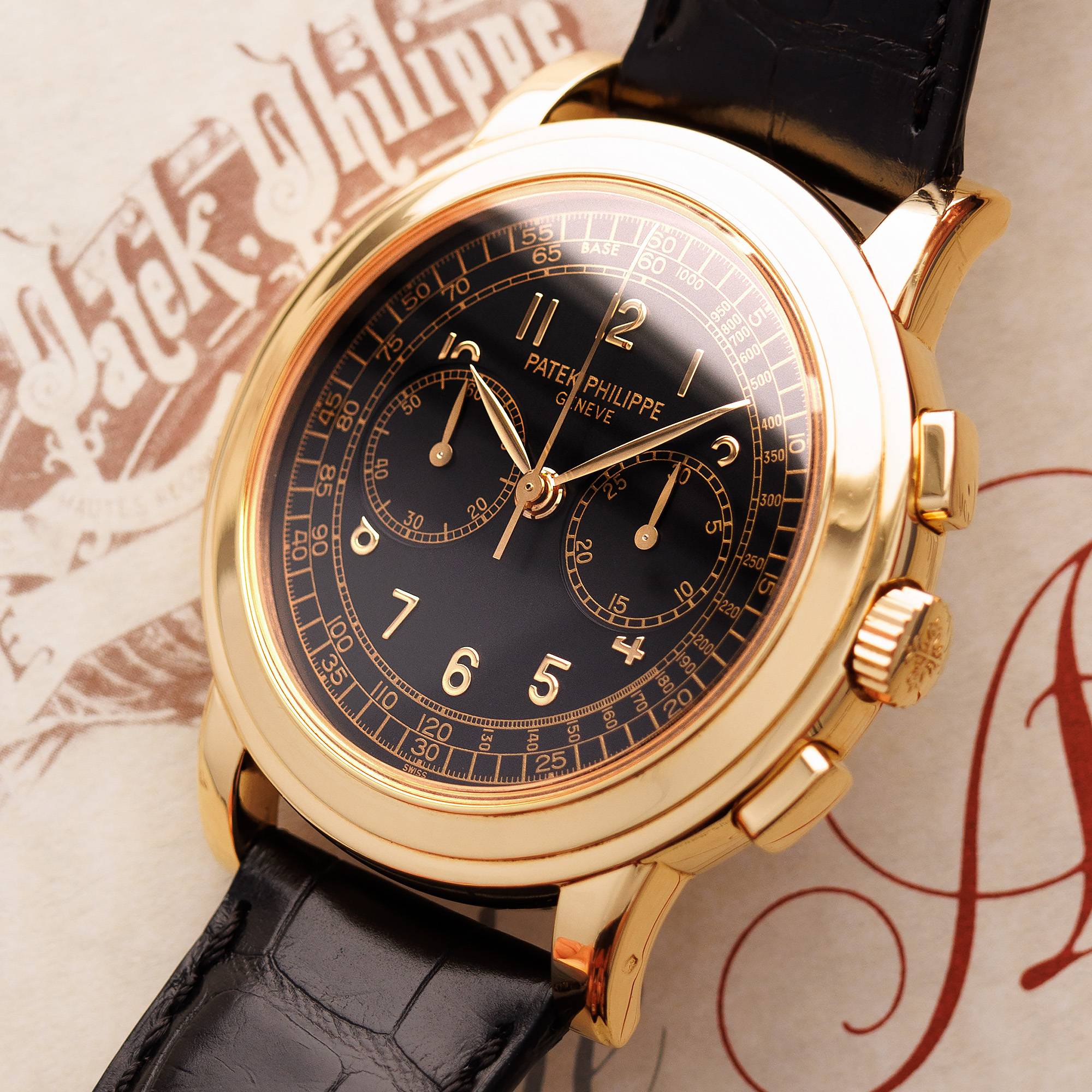Patek Philippe - Patek Philippe Yellow Gold Chronograph Watch Ref. 5070 with Archive - The Keystone Watches