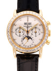 Patek Philippe Yellow Gold Perpetual Calendar Baguette Watch Ref. 3990