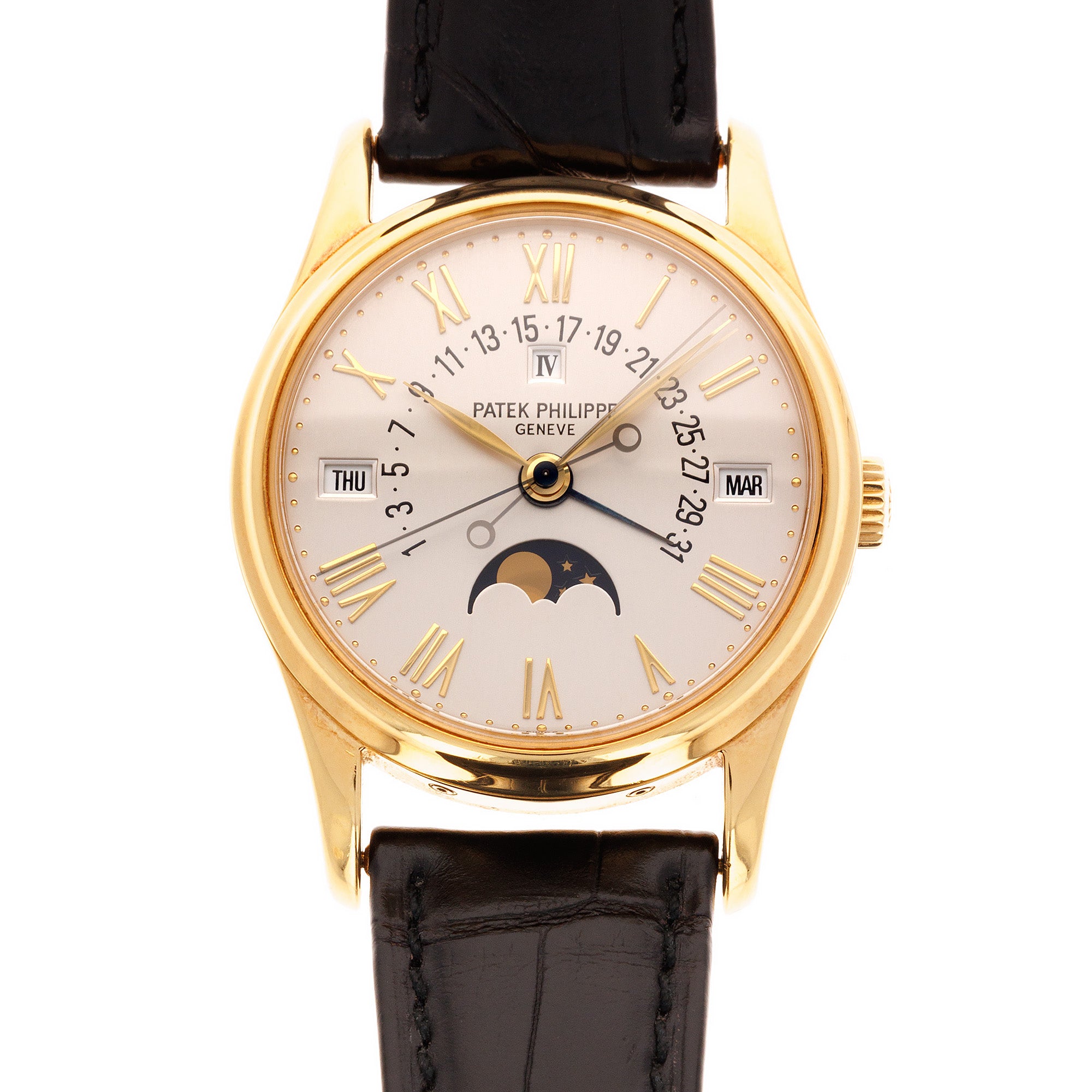 Patek Philippe - Patek Philippe Yellow Gold Perpetual Calendar Watch Ref. 5050 - The Keystone Watches