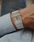 Piaget White Gold Emperador with Pave and Sapphire Dial Ref. 9131C