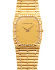 Audemars Piguet Yellow Gold Bamboo Diamond Watch