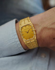 Audemars Piguet Yellow Gold Bamboo Diamond Watch