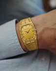 Audemars Piguet Yellow Gold Bamboo Diamond Watch