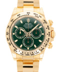 Rolex Yellow Gold Daytona Ref. 116508 With Green Dial