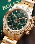 Rolex Yellow Gold Daytona Ref. 116508 With Green Dial
