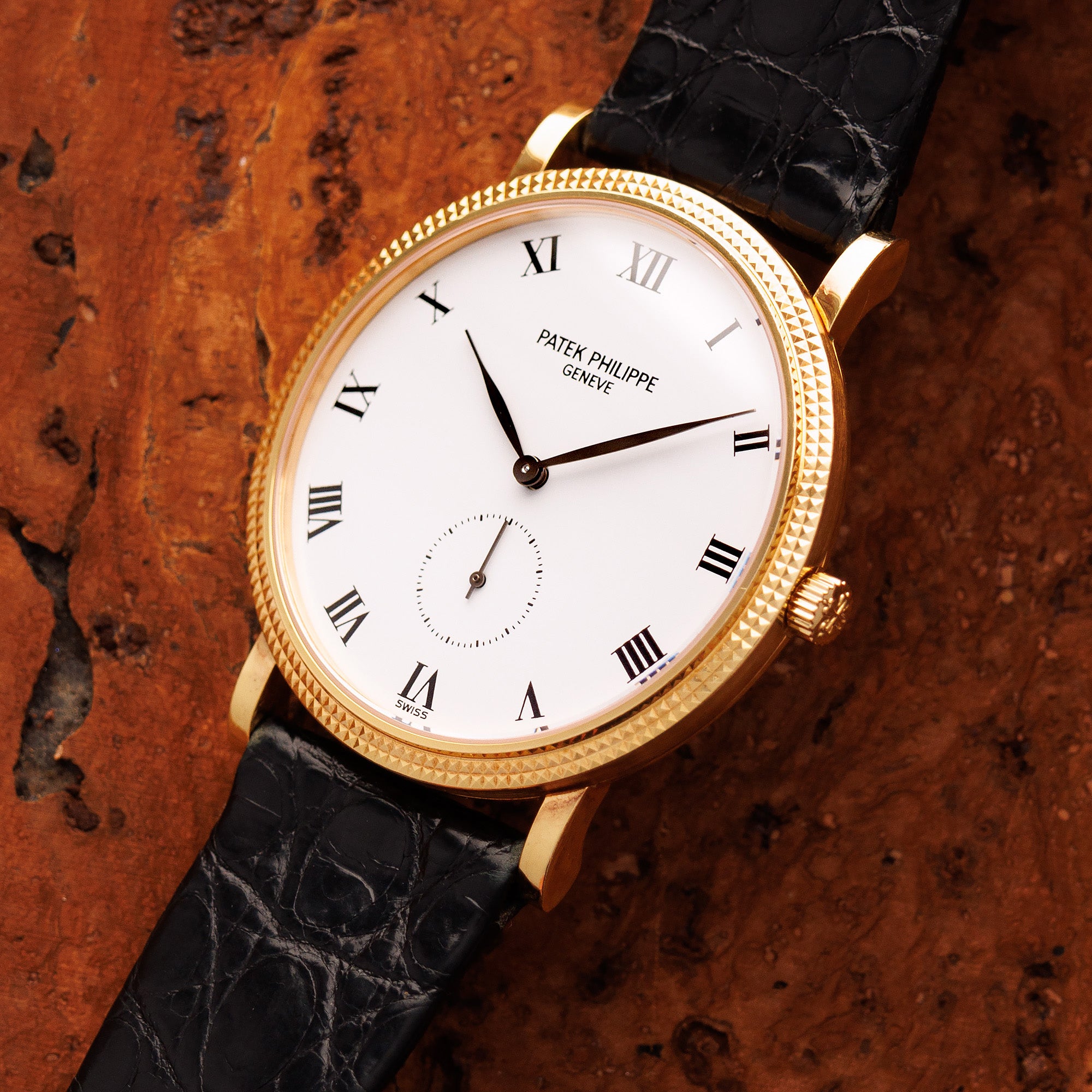 Patek Philippe Yellow Gold Calarava Ref. 3919
