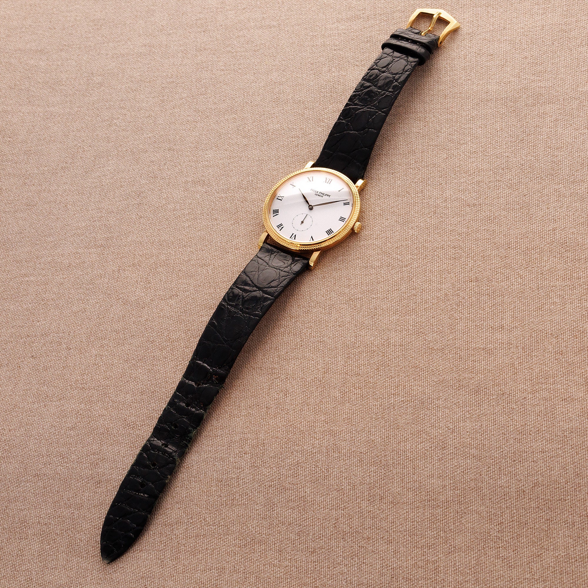 Patek Philippe Yellow Gold Calarava Ref. 3919