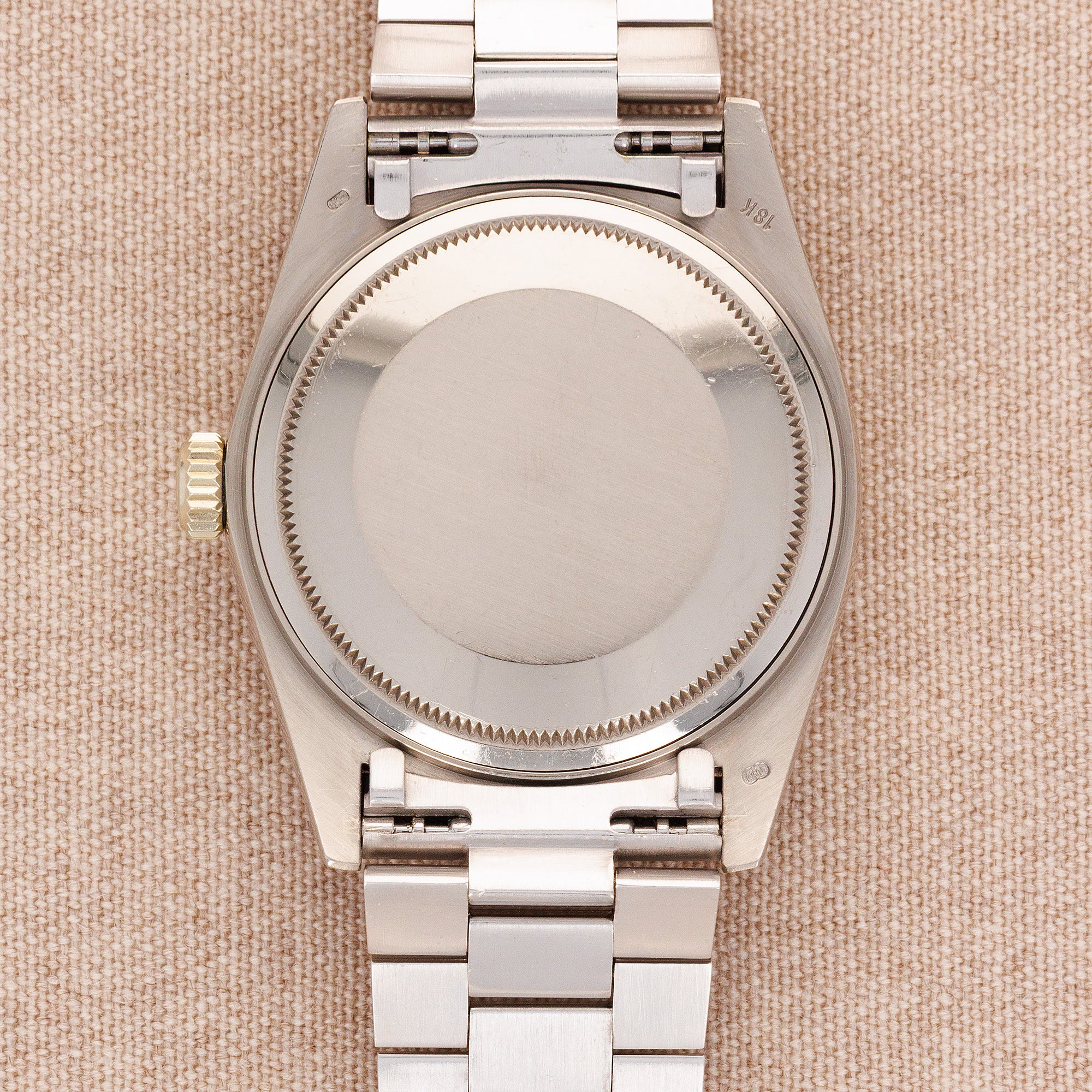 Rolex White Gold Day-Date Watch Ref. 18039 White Roman Dial