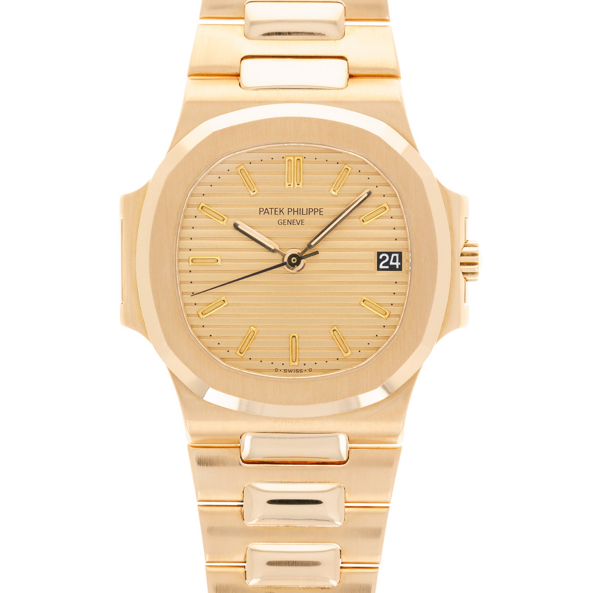 Patek Philippe Yellow Gold Nautilus Watch Ref. 3800