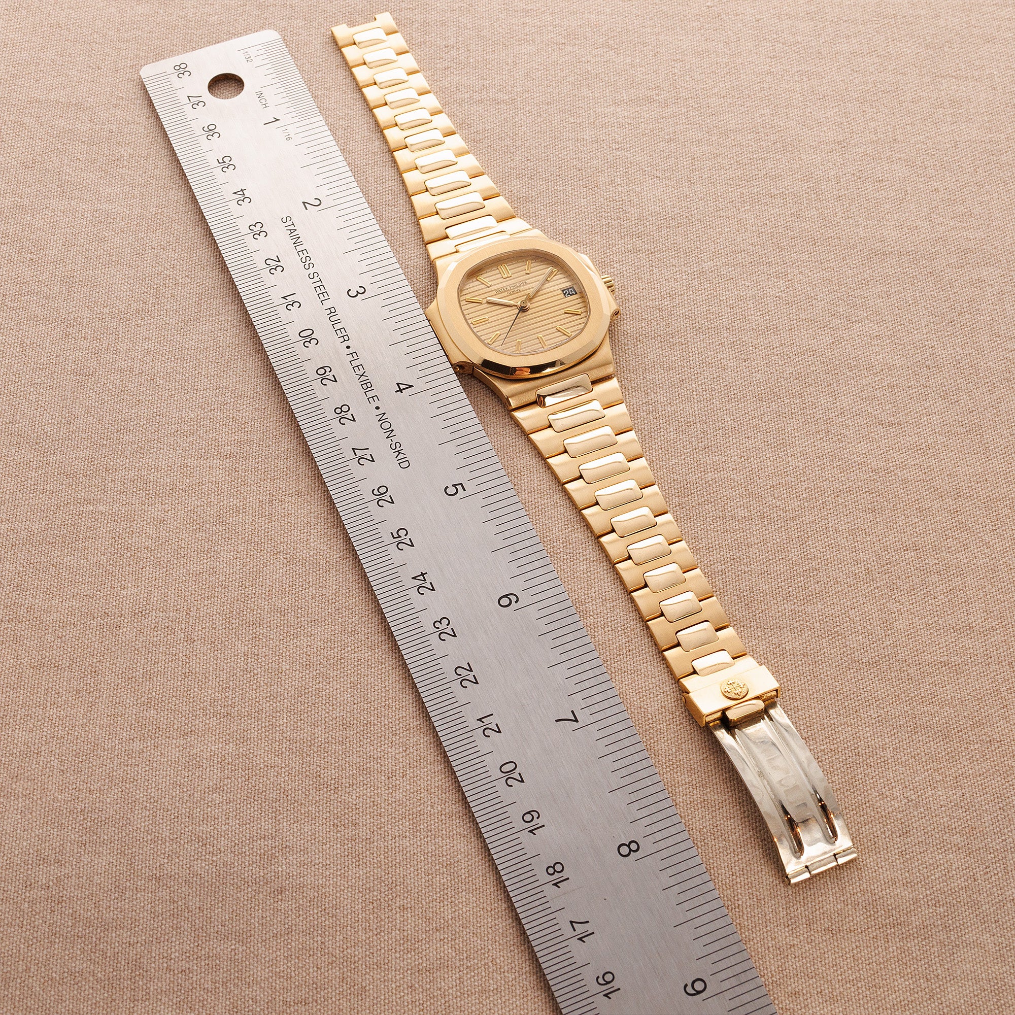 Patek Philippe Yellow Gold Nautilus Watch Ref. 3800