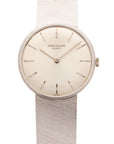 Patek Philippe - Patek Philippe White Gold Calatrava Ref. 3468 with Original Warranty - The Keystone Watches