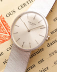 Patek Philippe - Patek Philippe White Gold Calatrava Ref. 3468 with Original Warranty - The Keystone Watches