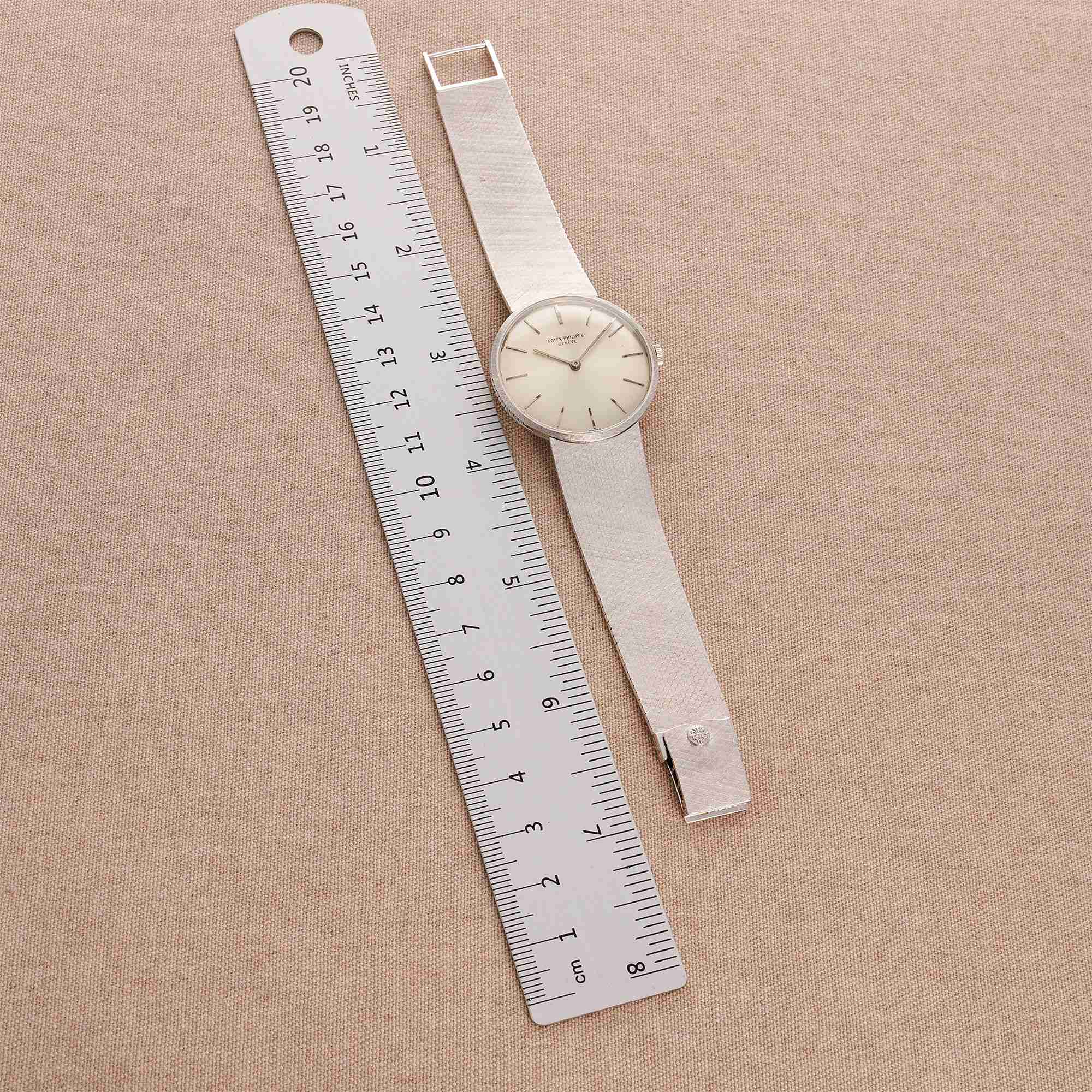 Patek Philippe - Patek Philippe White Gold Calatrava Ref. 3468 with Original Warranty - The Keystone Watches
