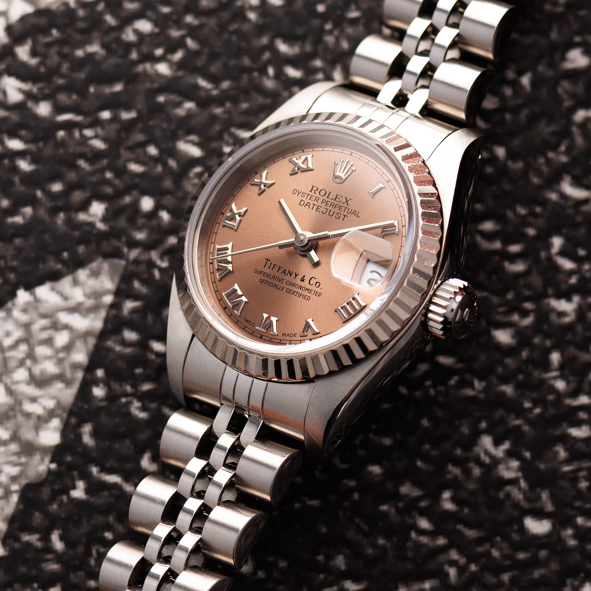 Rolex Steel Datejust Ref. 69174 Retailed by Tiffany & Co.