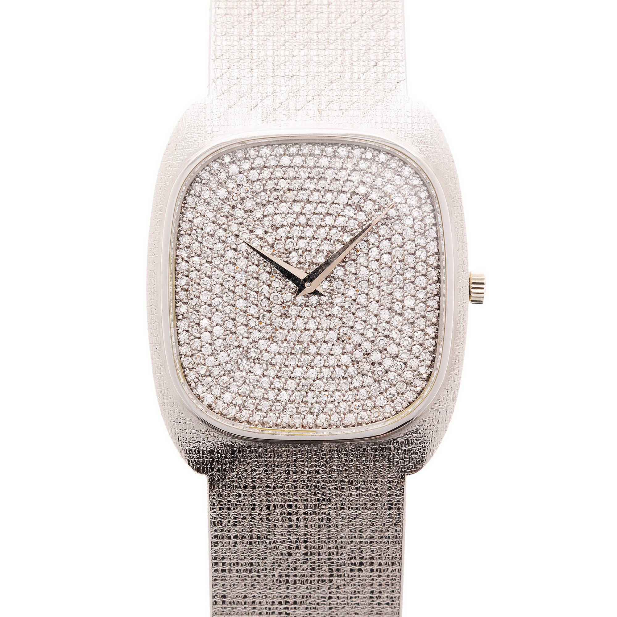Vacheron Constantin - Vacheron Constantin White Gold Pave Diamond Watch Ref. 2045 - The Keystone Watches