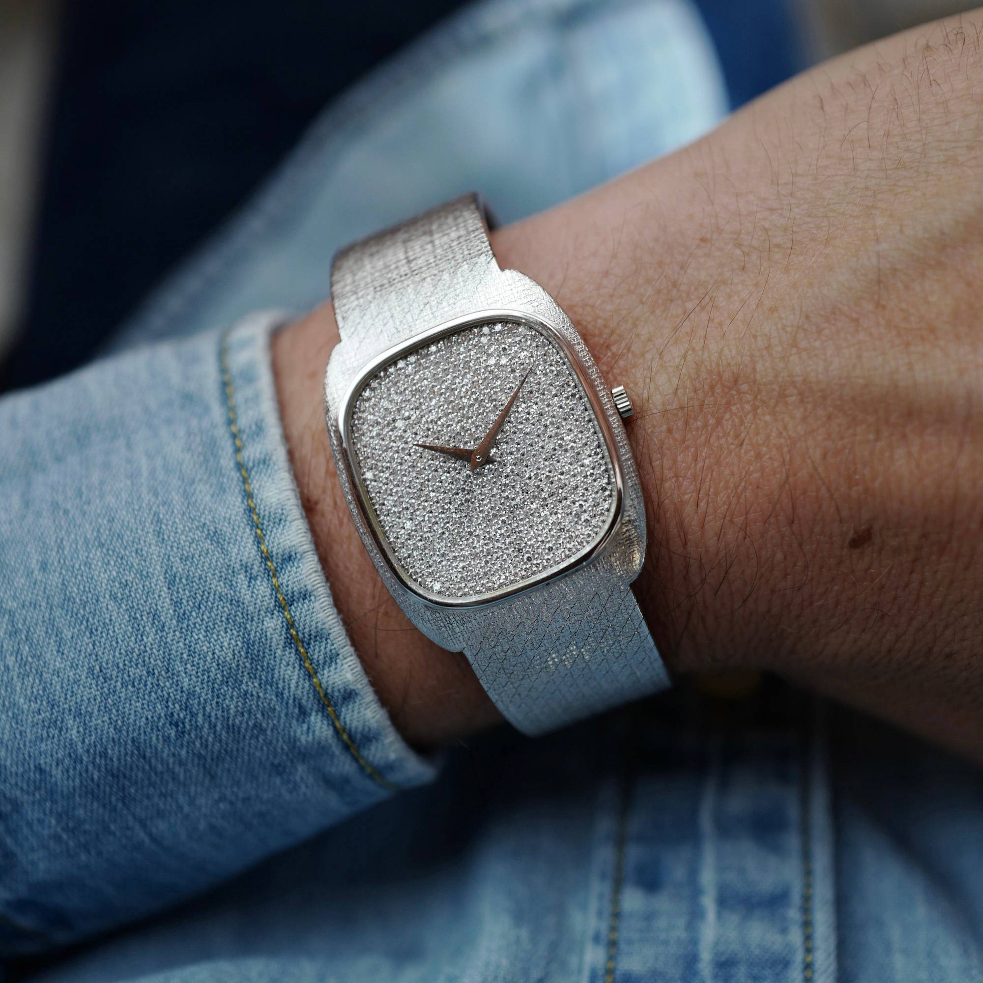 Vacheron Constantin - Vacheron Constantin White Gold Pave Diamond Watch Ref. 2045 - The Keystone Watches
