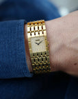Piaget Yellow Gold Dancer Watch Ref. 9131 with Pave with Ruby Markers