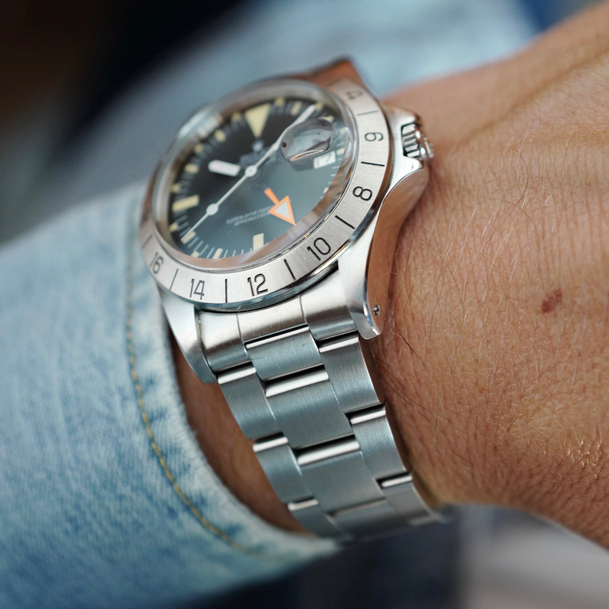 Rolex Steel Explorer II Ref. 1655 with MK2 Frog Foot Dial (New Arrival)