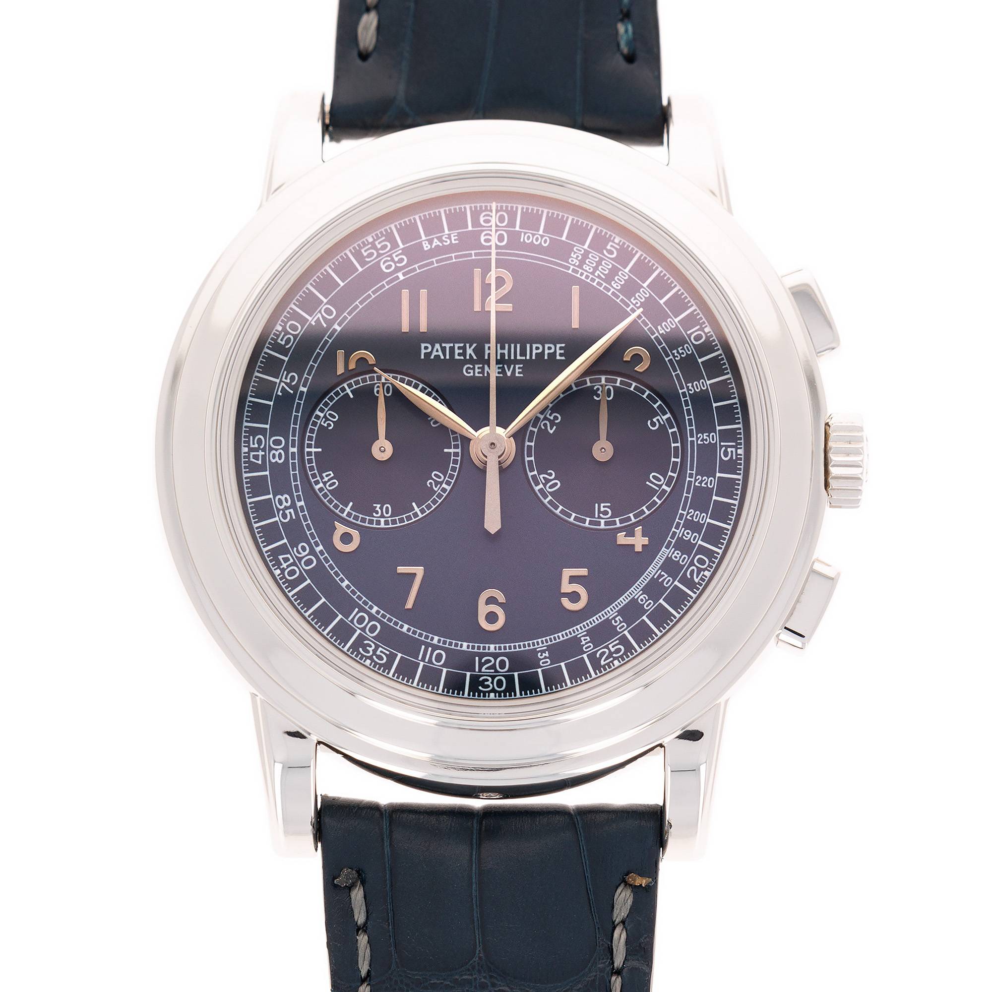 Patek Philippe - Patek Philippe Platinum Chronograph Watch Ref. 5070P - The Keystone Watches