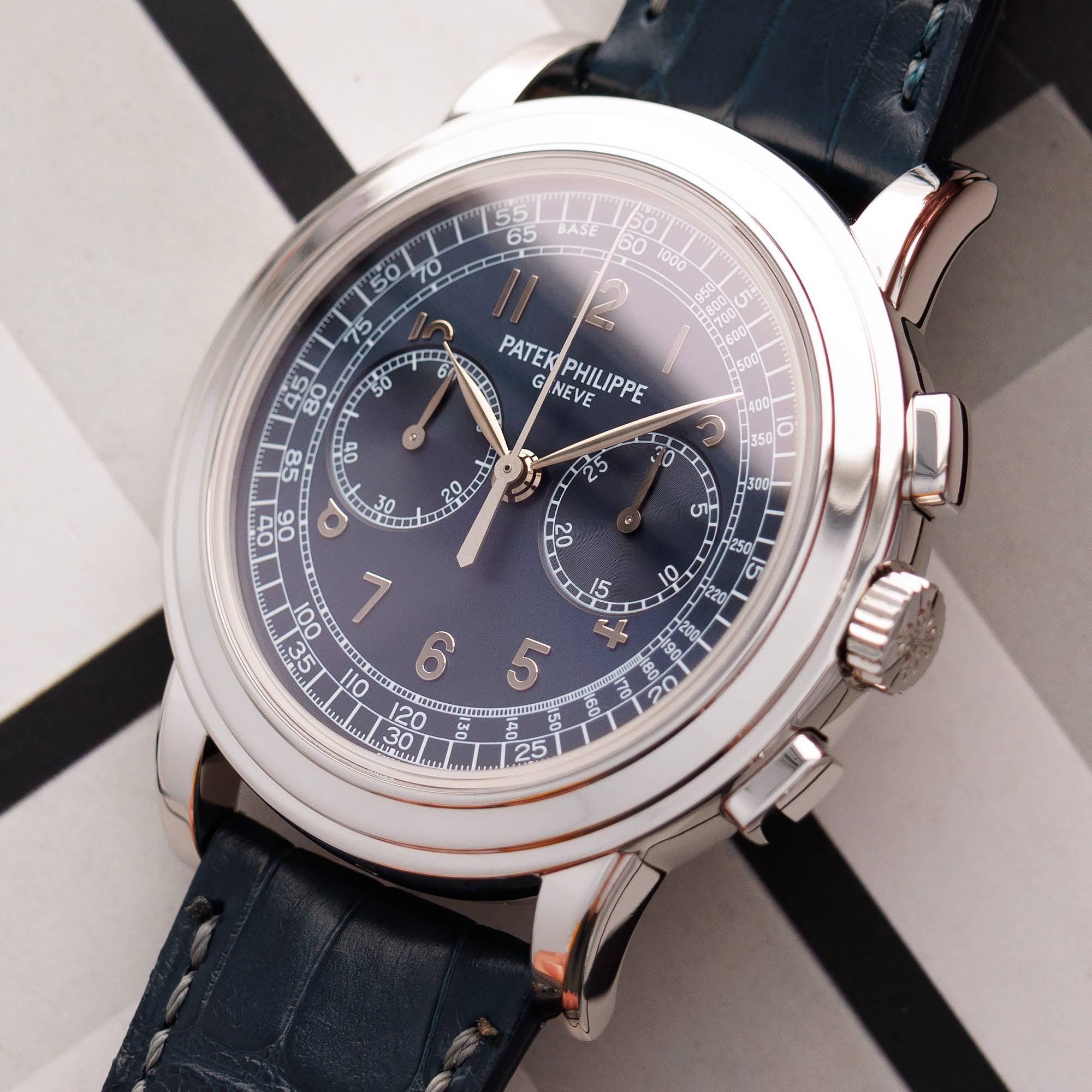 Patek Philippe - Patek Philippe Platinum Chronograph Watch Ref. 5070P - The Keystone Watches