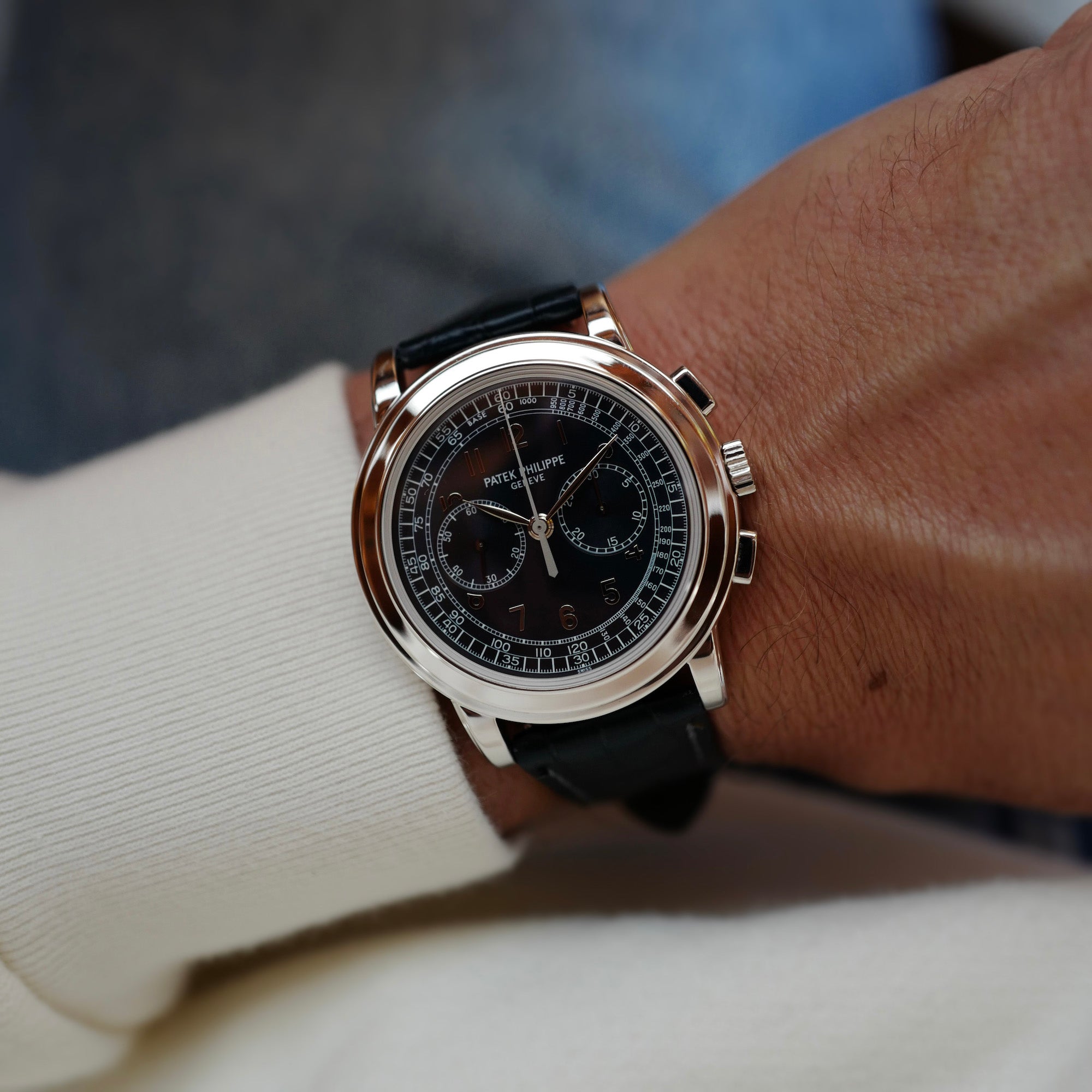 Patek Philippe - Patek Philippe Platinum Chronograph Watch Ref. 5070P - The Keystone Watches