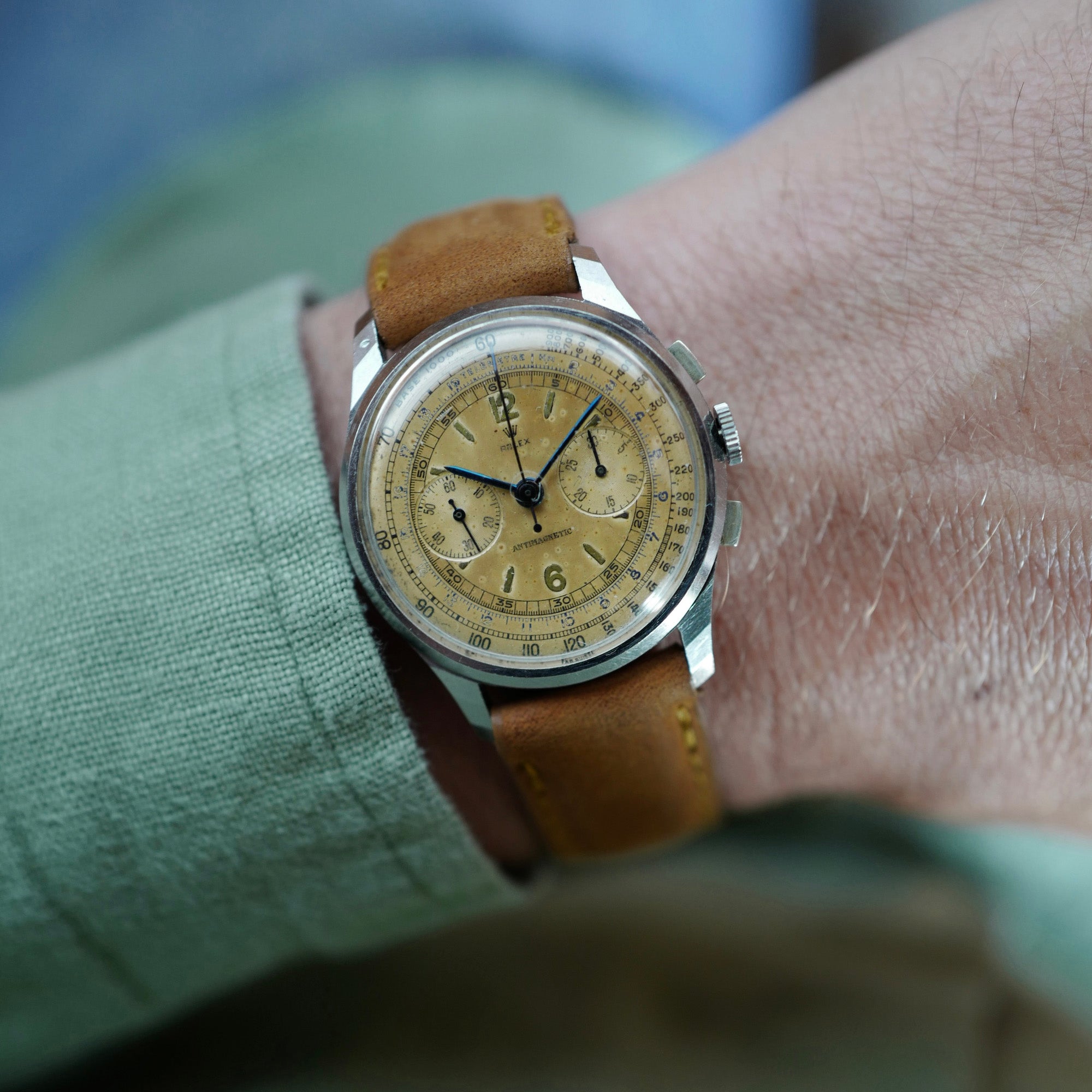 Rolex - Rolex Steel Chronograph Antimagnetic Ref. 3834 - The Keystone Watches