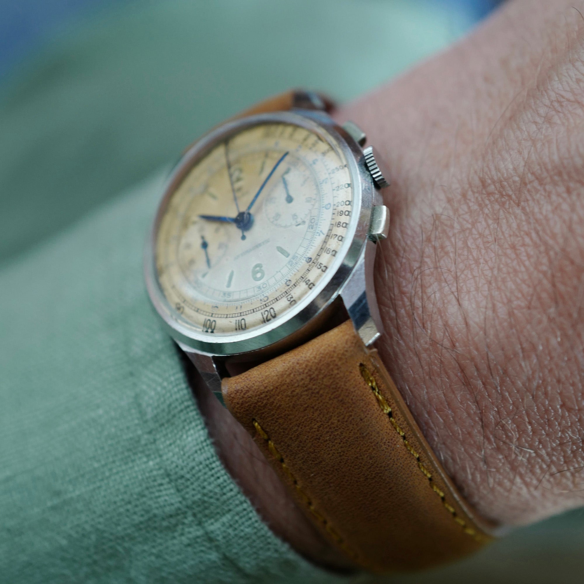 Rolex - Rolex Steel Chronograph Antimagnetic Ref. 3834 - The Keystone Watches