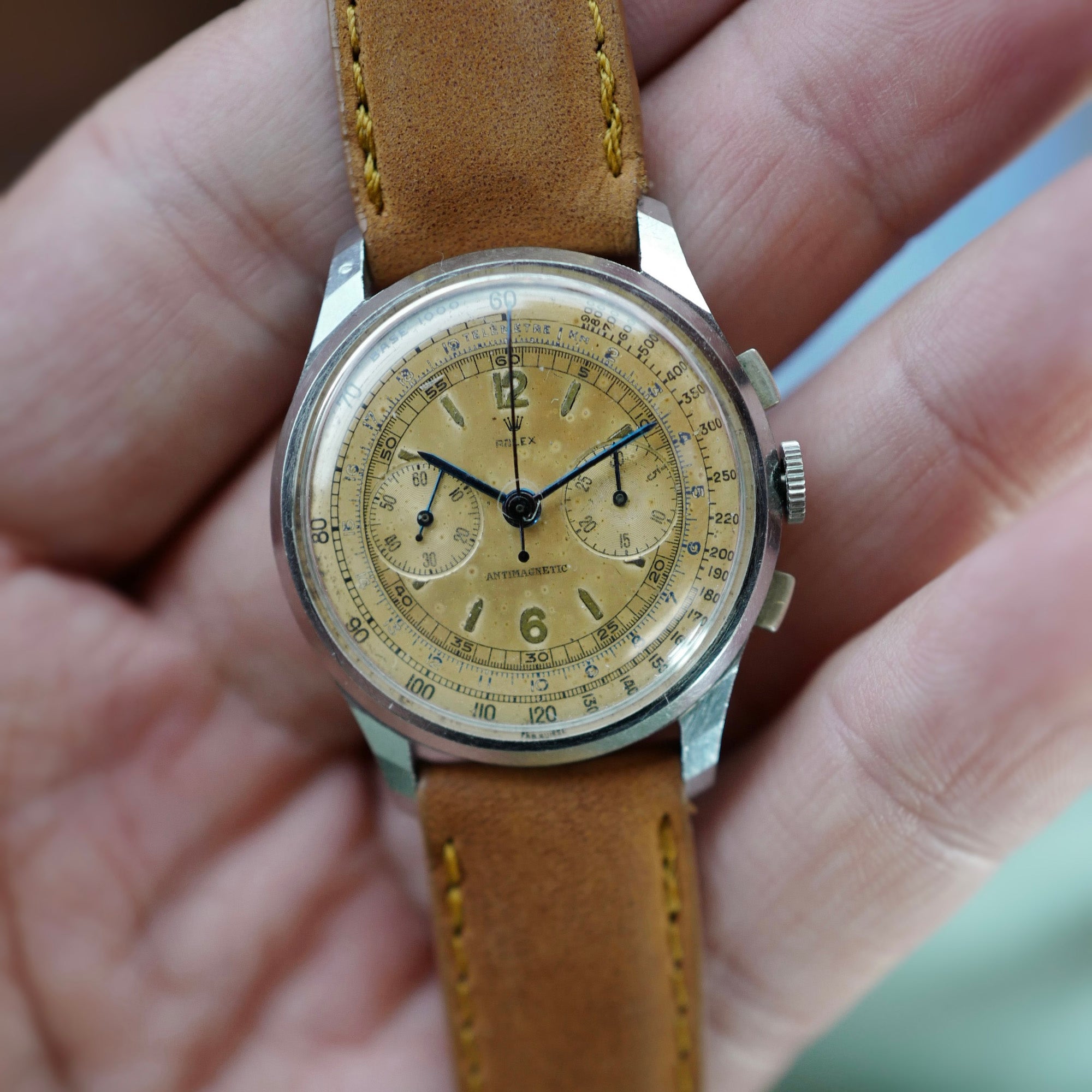 Rolex - Rolex Steel Chronograph Antimagnetic Ref. 3834 - The Keystone Watches