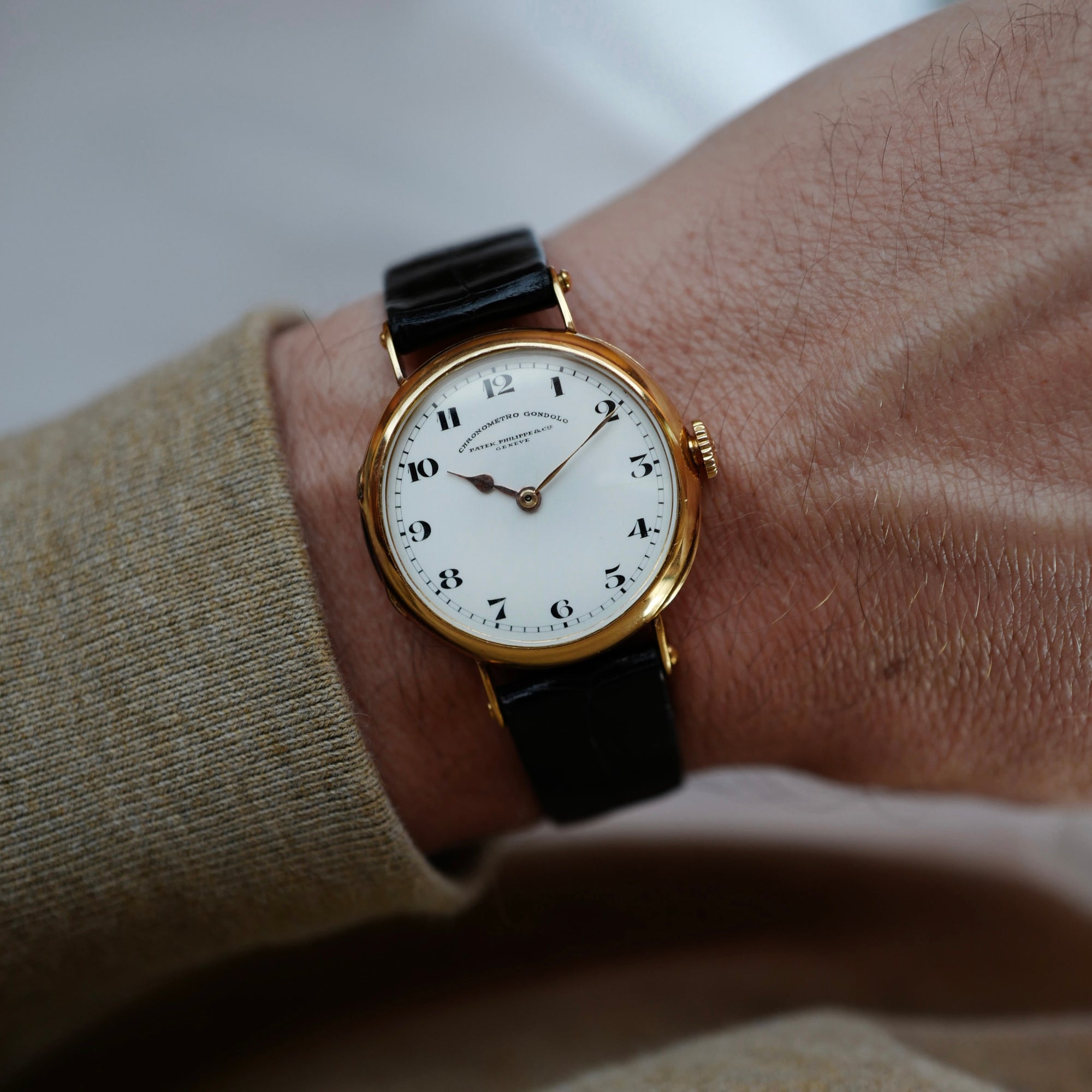 Patek Philippe Yellow Gold Chronmetro Gondolo