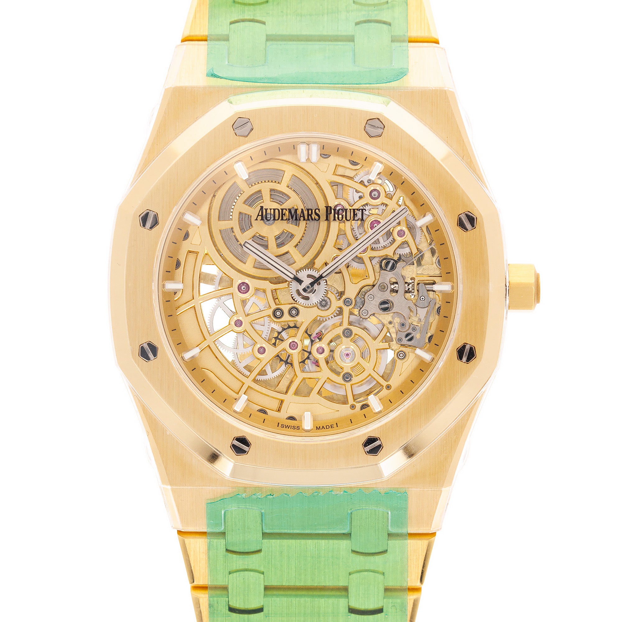 Audemars Piguet - Audemars Piguet Yellow Gold Skeleton Royal Oak Ref. 16204BA - The Keystone Watches