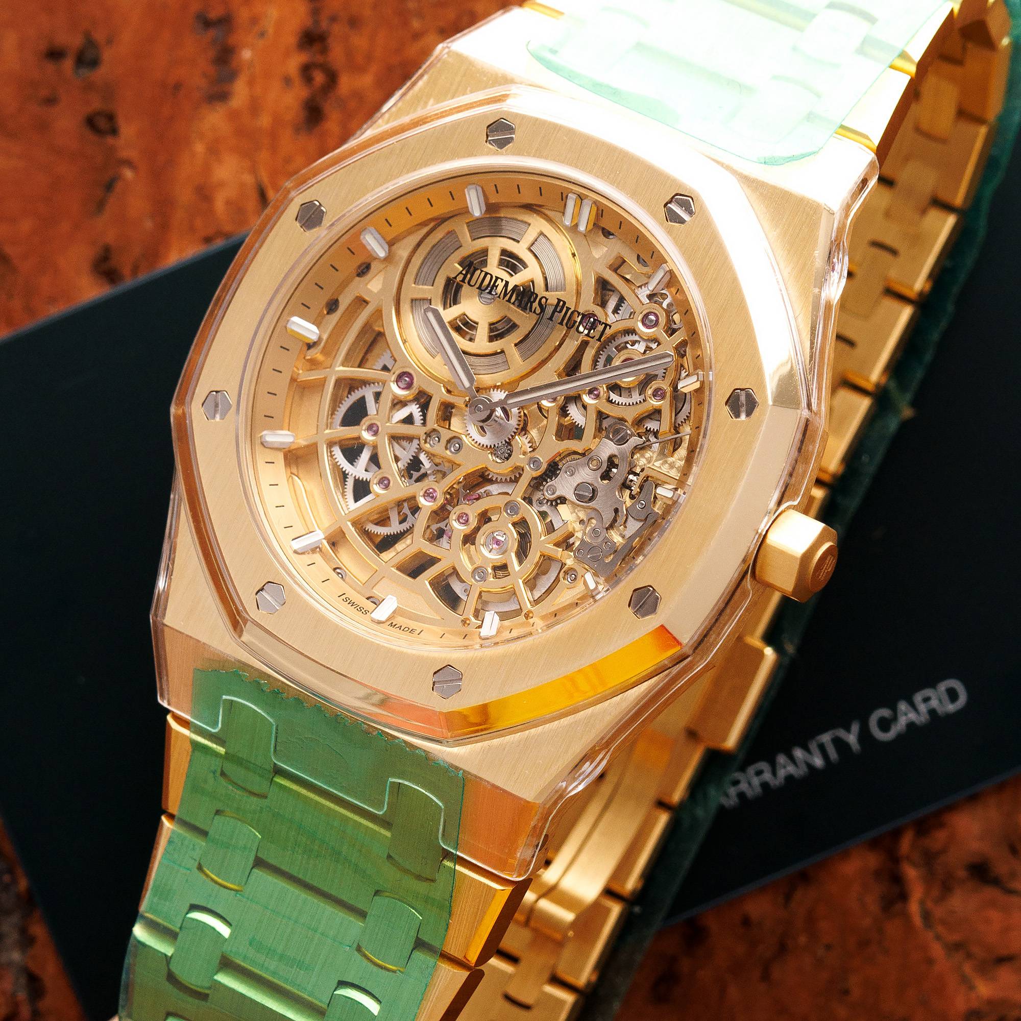 Audemars Piguet - Audemars Piguet Yellow Gold Skeleton Royal Oak Ref. 16204BA - The Keystone Watches