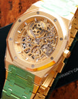 Audemars Piguet - Audemars Piguet Yellow Gold Skeleton Royal Oak Ref. 16204BA - The Keystone Watches