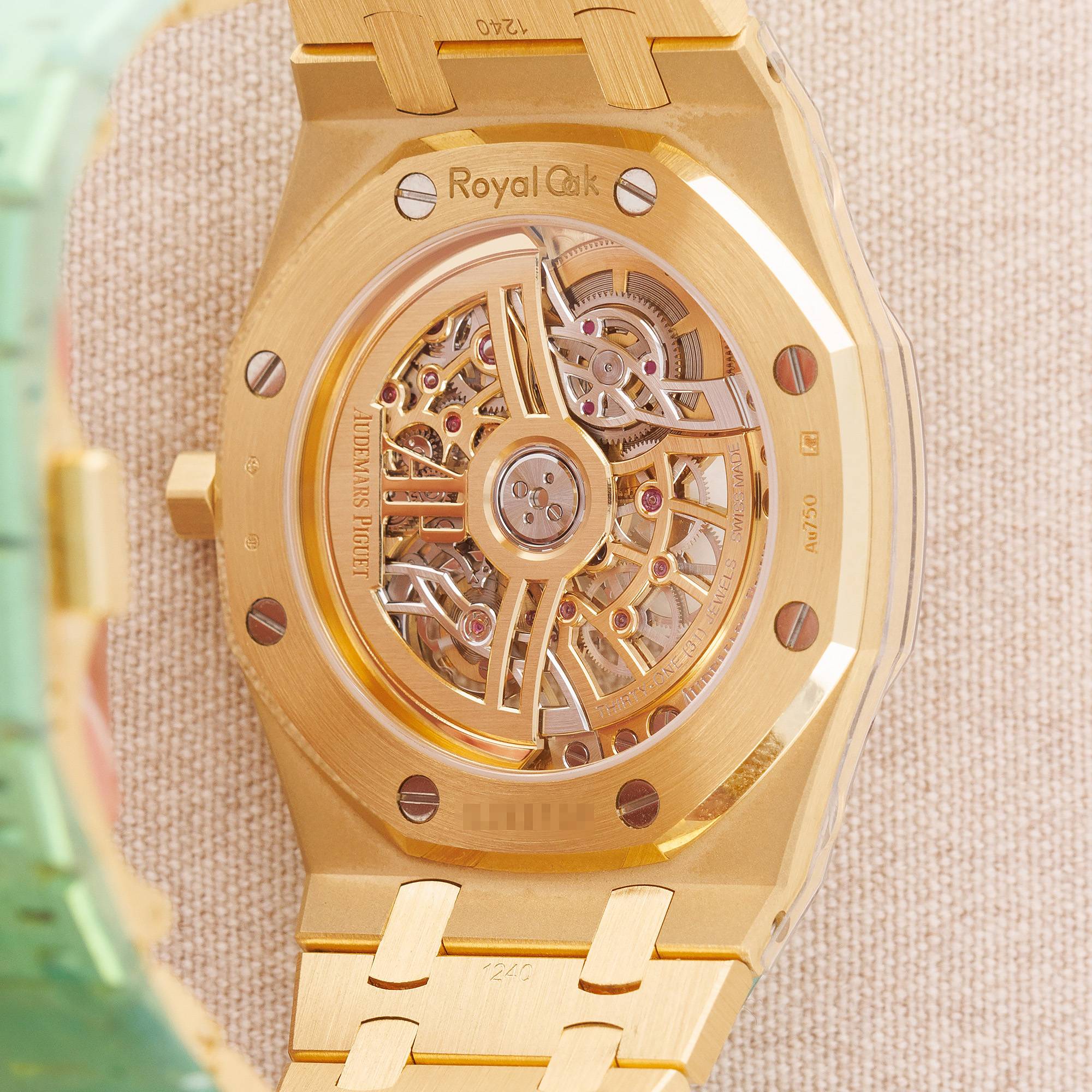 Audemars Piguet - Audemars Piguet Yellow Gold Skeleton Royal Oak Ref. 16204BA - The Keystone Watches