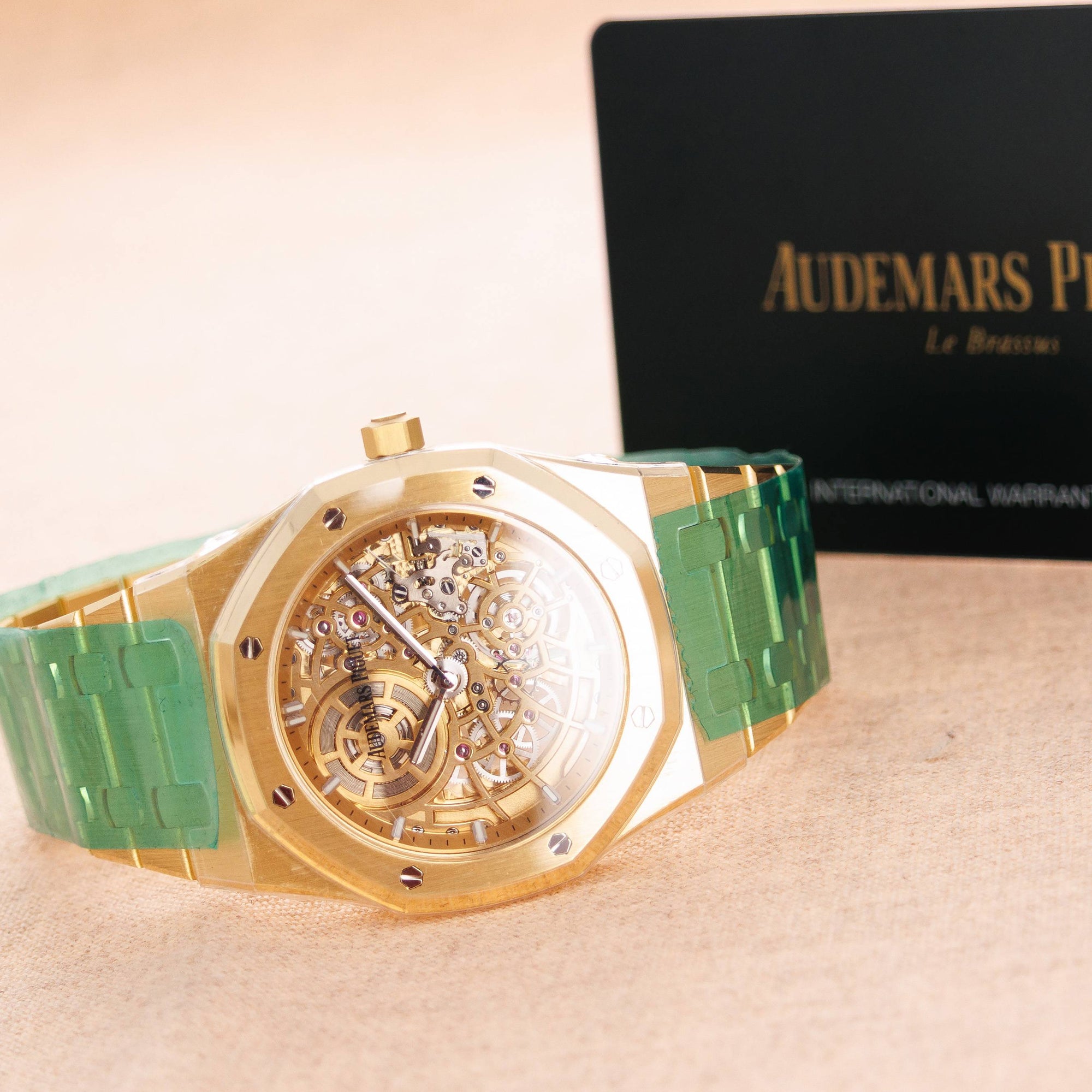 Audemars Piguet - Audemars Piguet Yellow Gold Skeleton Royal Oak Ref. 16204BA - The Keystone Watches