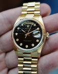 Rolex - Rolex Yellow Gold Day-Date Watch Ref. 18038 with Pyramid Onyx Dial - The Keystone Watches
