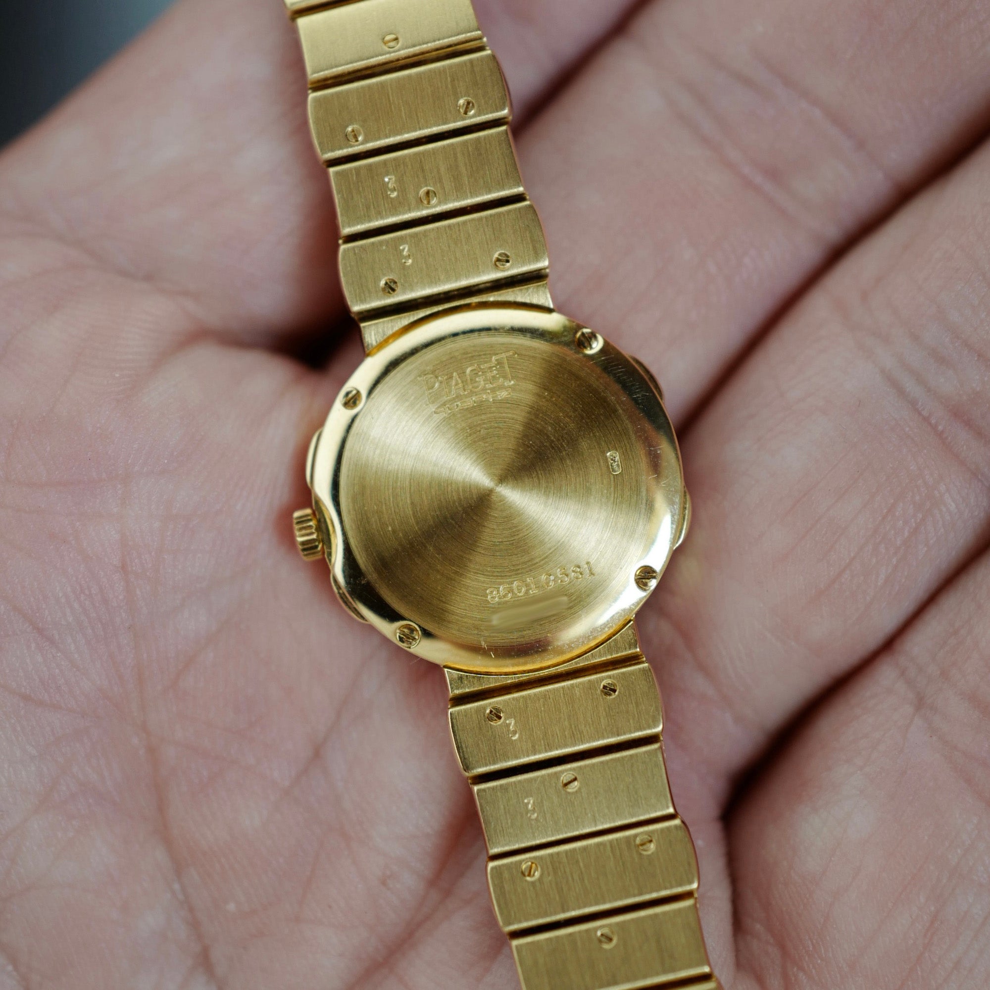 Piaget - Piaget Yellow Gold Ladies Vintage Diamond Watch Ref. 8601 - The Keystone Watches