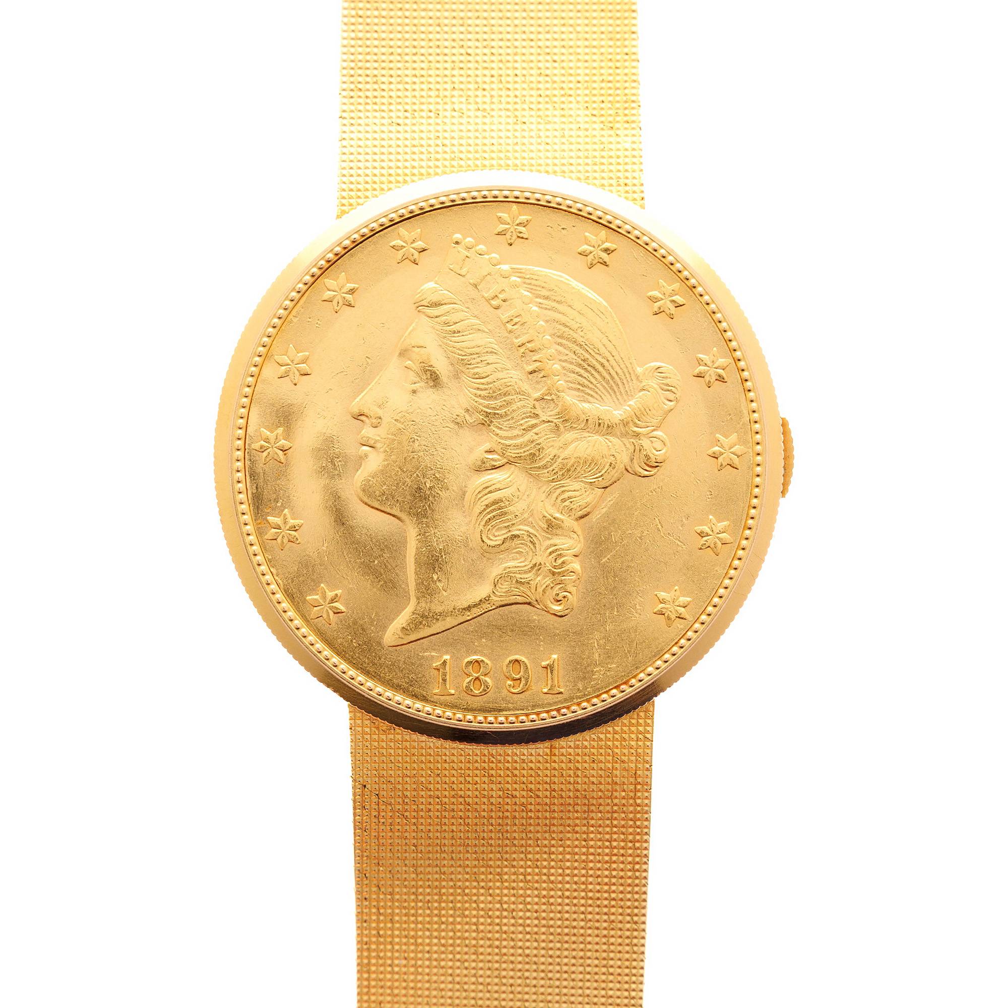 Vacheron Constantin - Vacheron Constantin Yellow Gold Coin Watch Ref. 4928 on a Bracelet - The Keystone Watches