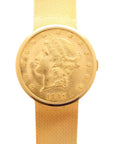 Vacheron Constantin - Vacheron Constantin Yellow Gold Coin Watch Ref. 4928 on a Bracelet - The Keystone Watches