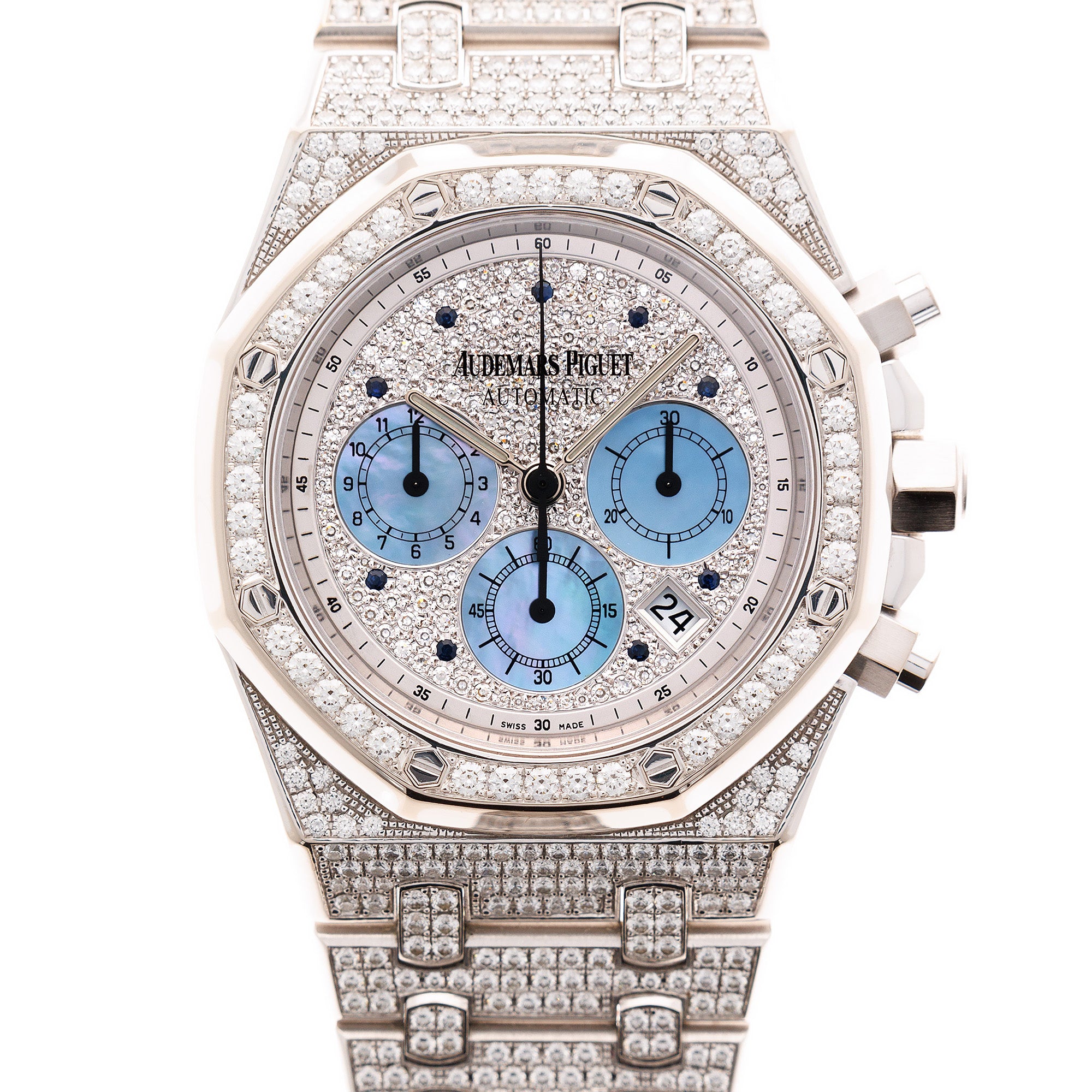 Audemars Piguet White Gold Royal Oak Chronograph Ref. 25978