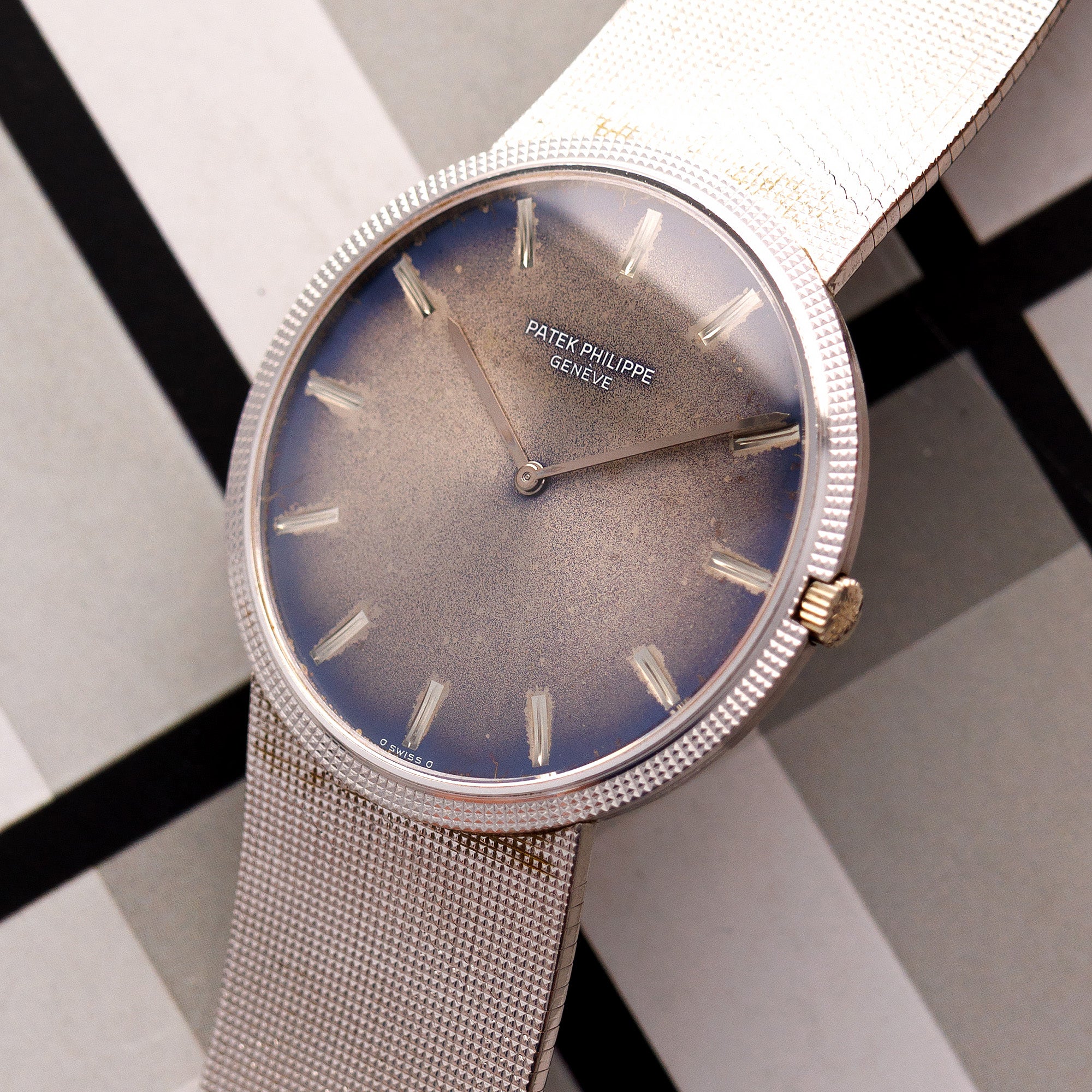 Patek Philippe White Gold Calatrava Ref. 3588 with Tropical Dial