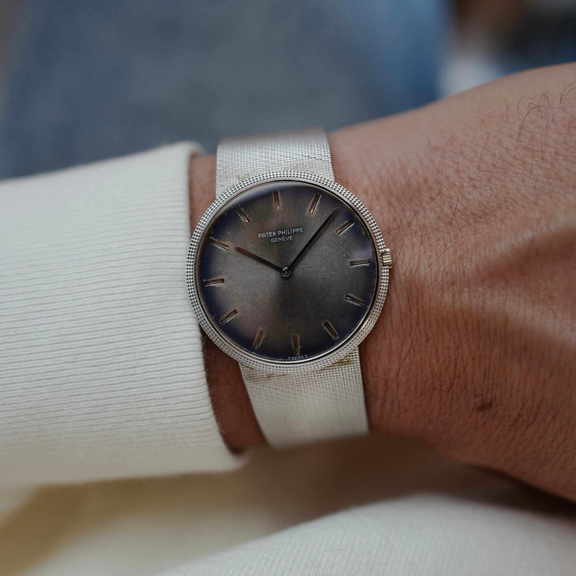 Patek Philippe White Gold Calatrava Ref. 3588 with Tropical Dial