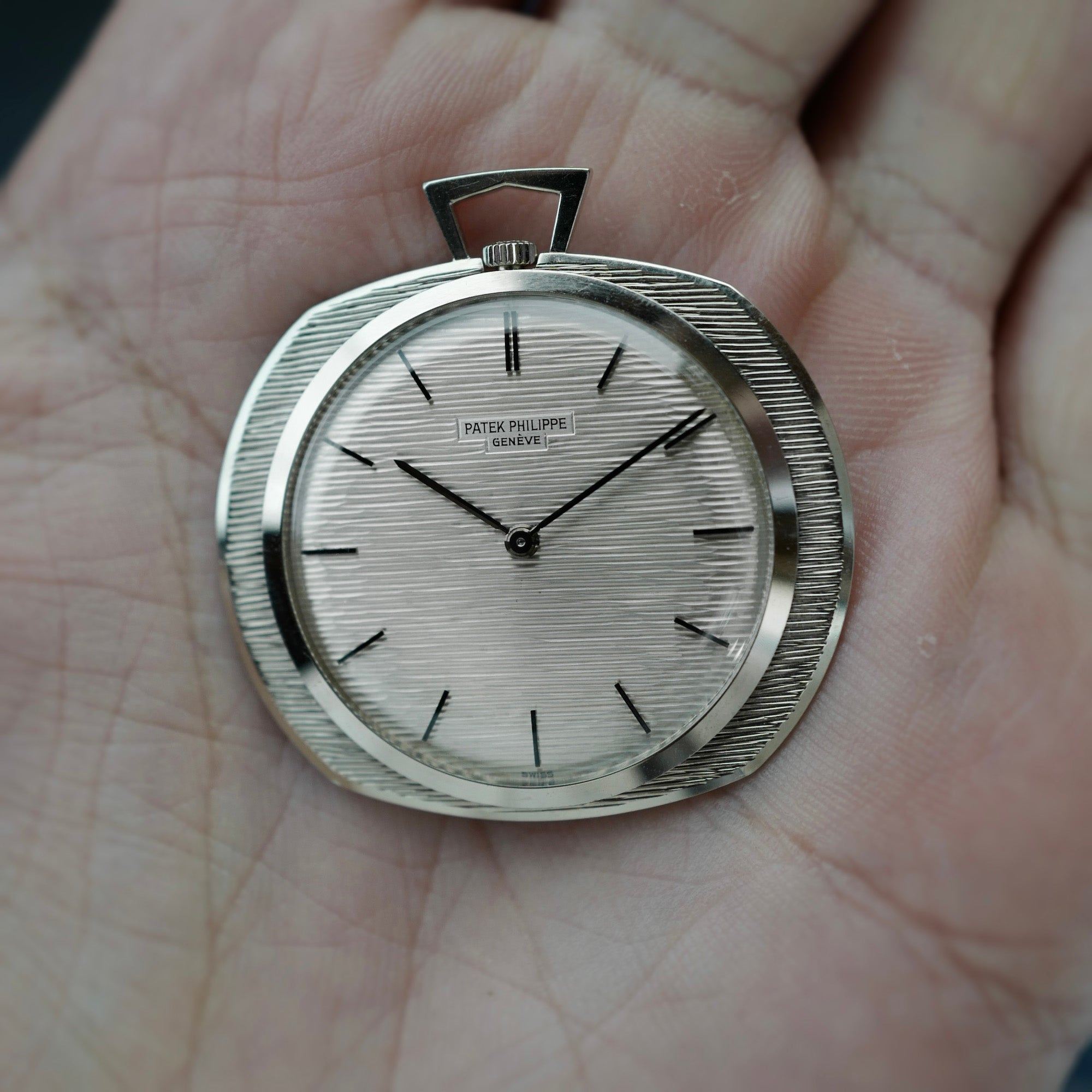 Patek Philippe White Gold Futuriste Pocket Watch by Gilbert Albert Ref. 798