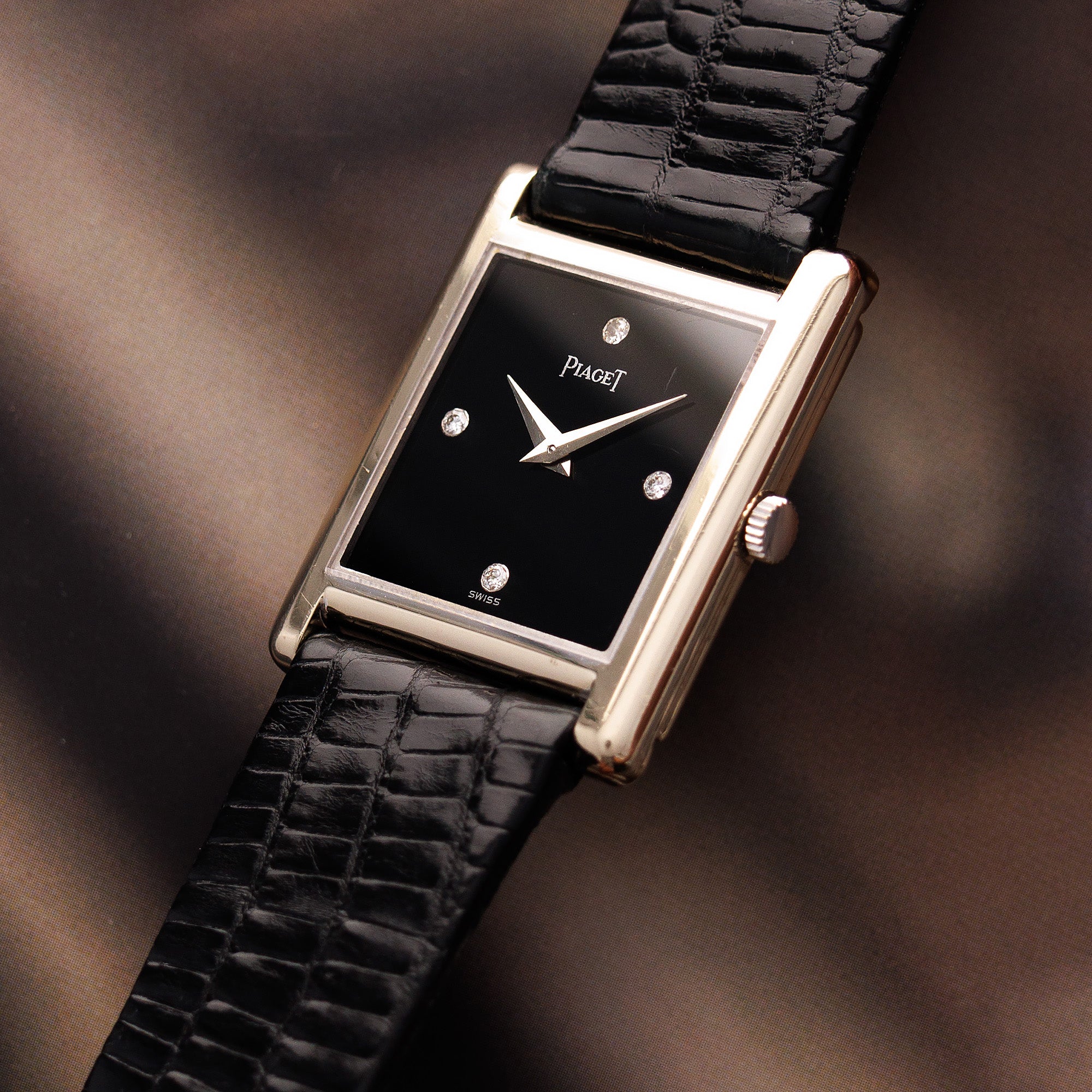 Piaget White Gold Tank Ref. 90802