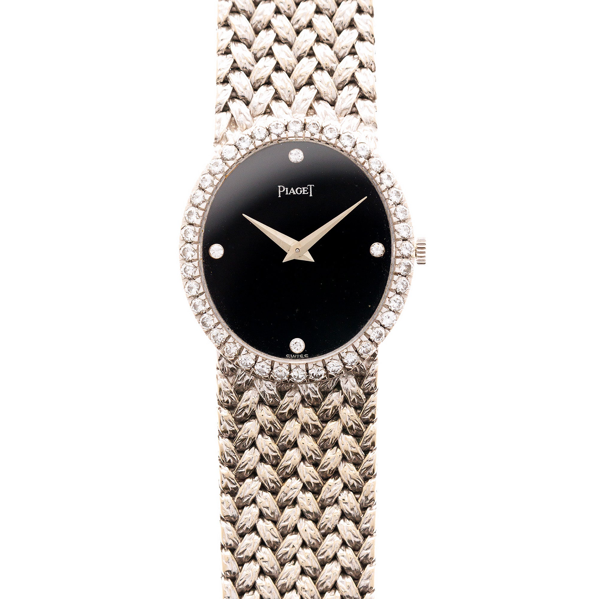 Piaget White Gold Onyx and Diamond Ref. 9826D2