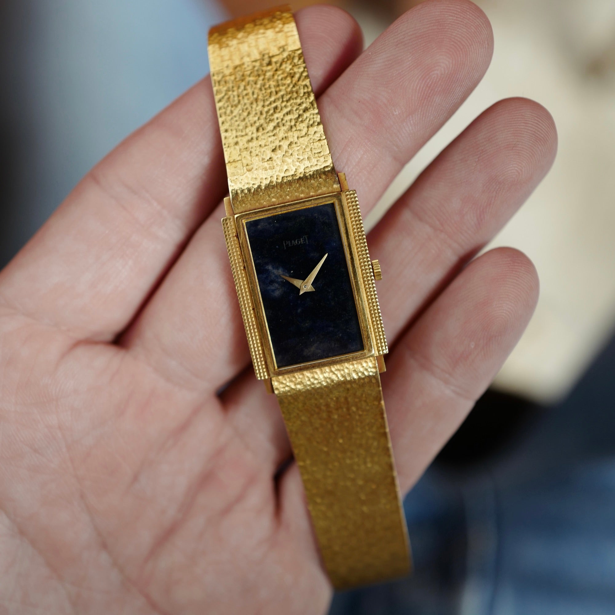 Piaget Yellow Gold Elongated Watch Ref. 9212 (New Arrival)